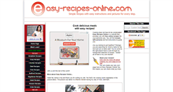 Desktop Screenshot of easy-recipes-online.com